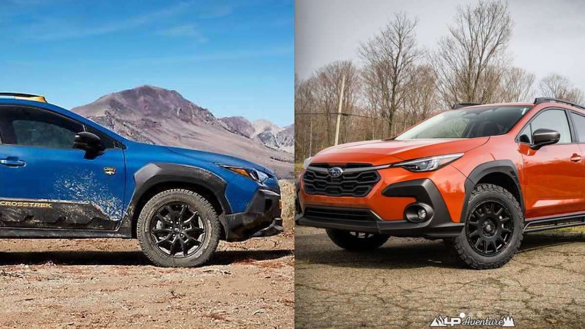 2024 Subaru Crosstrek Wilderness vs, lift kit