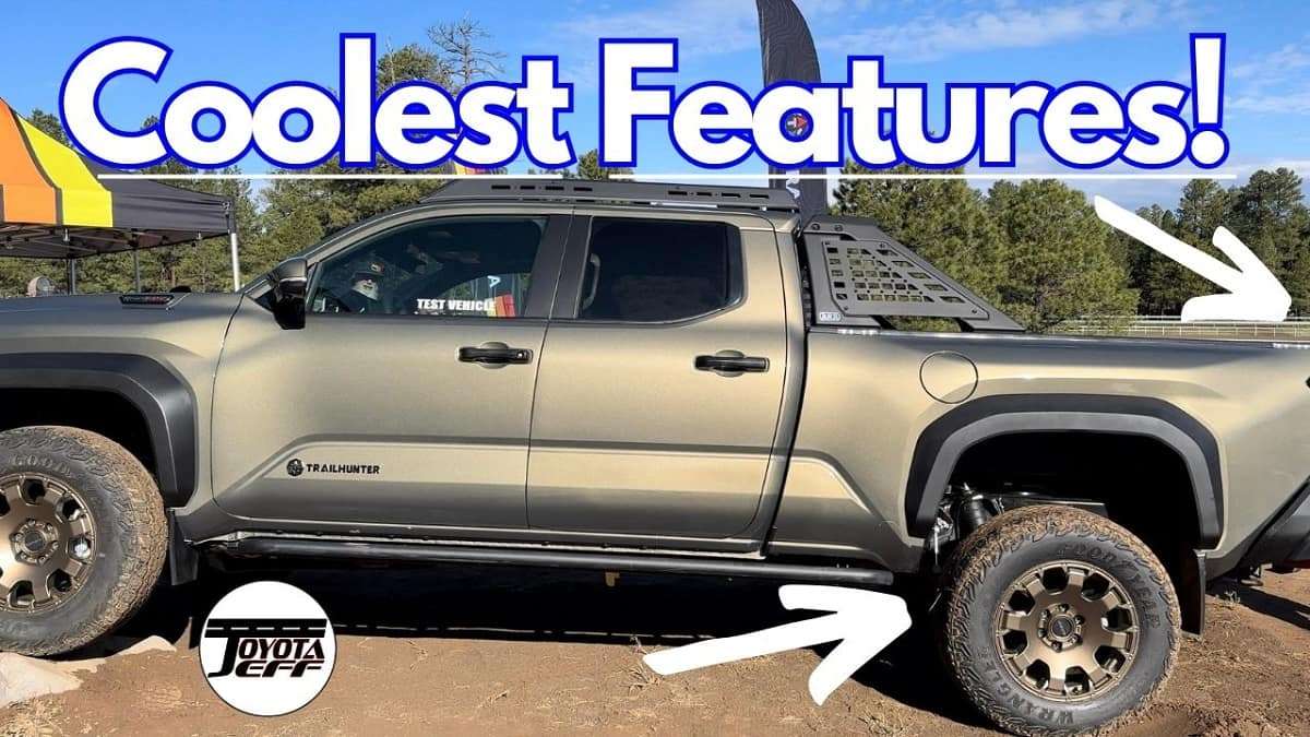 Coolest Gadgets Features Of 2024 Tacoma Trailhunter 4th Gen Tacoma   2024 Toyota Tacoma Trailhunter Bronzae Oxide Side Profile 