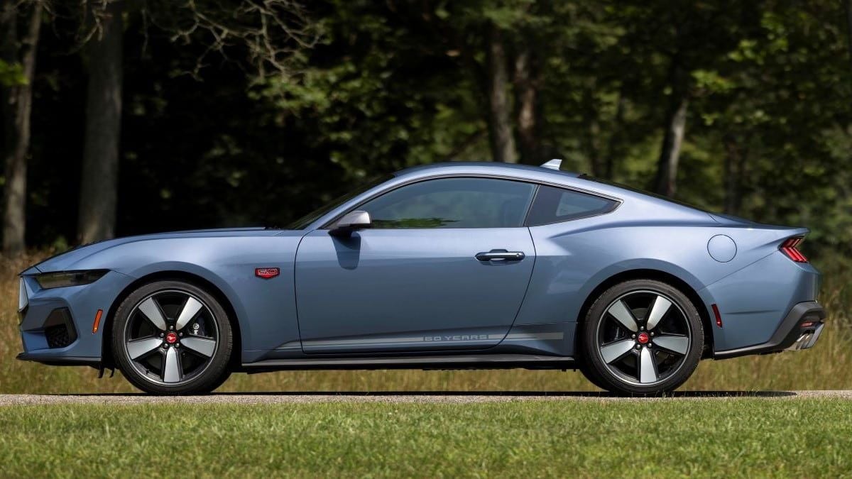 2025 Ford Mustang in Brittany Blue