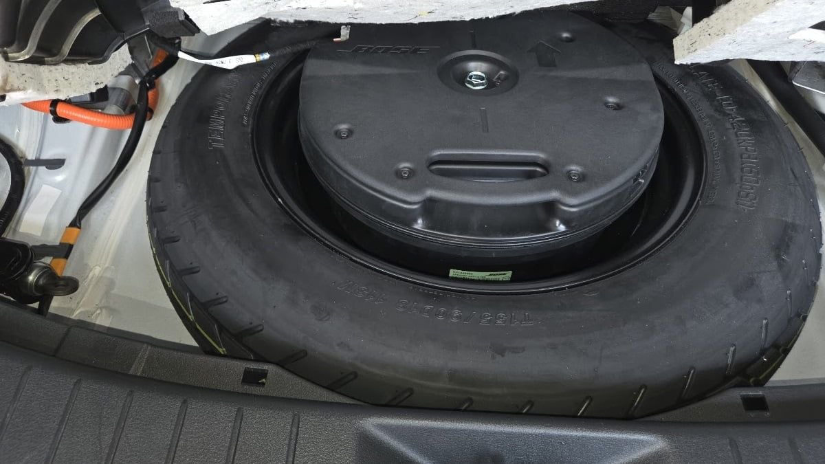 Image of Mazda CX-70 spare tire by John Goreham