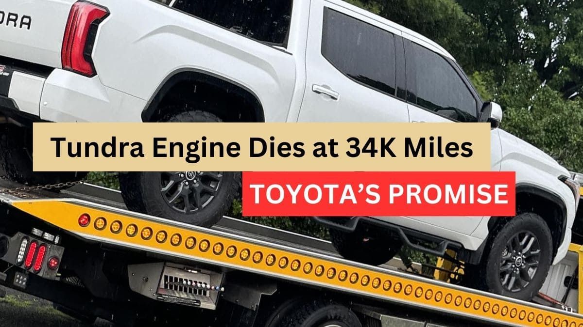 34,000 Miles In, My Tundra's Engine Fails, But Toyota Is Giving White Glove Treatment