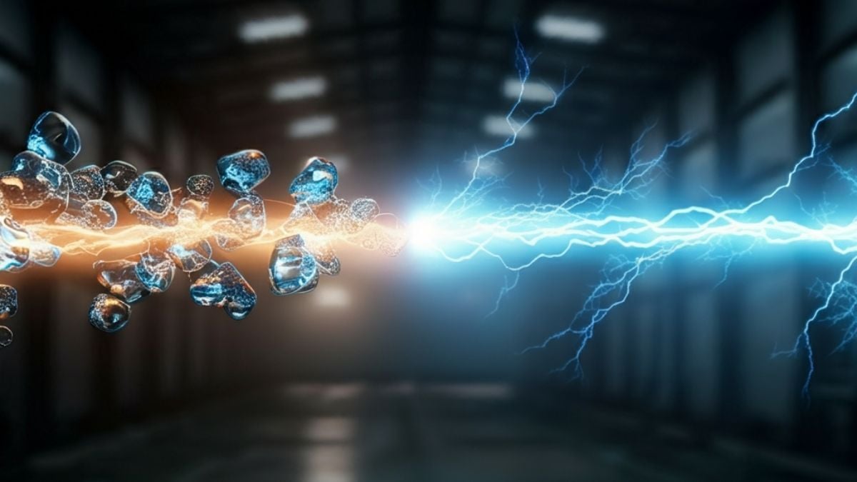 Gemini created image of electricity and hydrogen battling for dominance. 