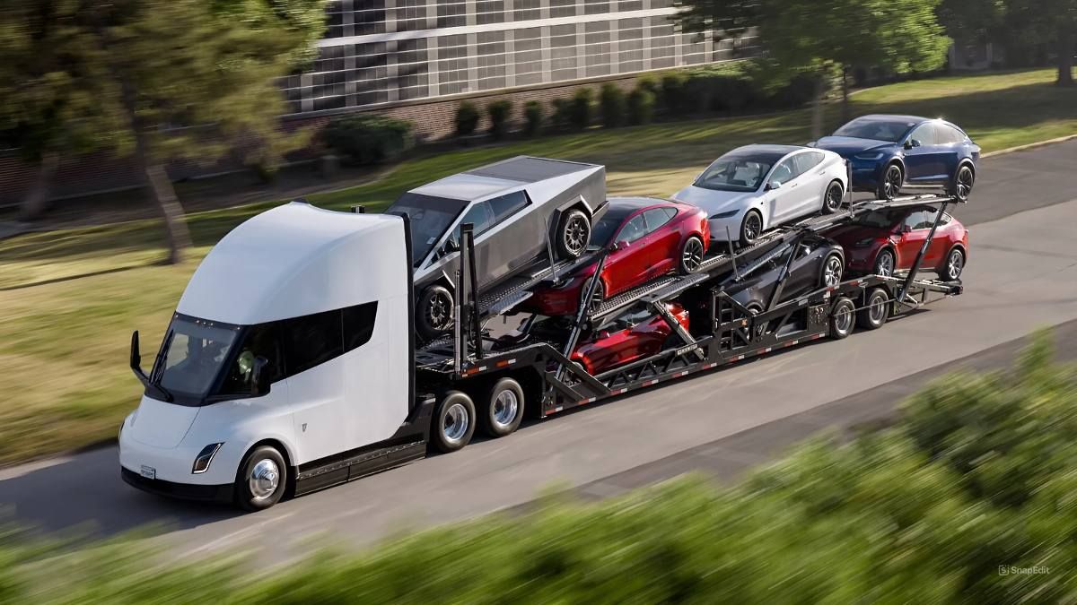 Tesla Semi, Cybertruck, Model S,3,X,Y