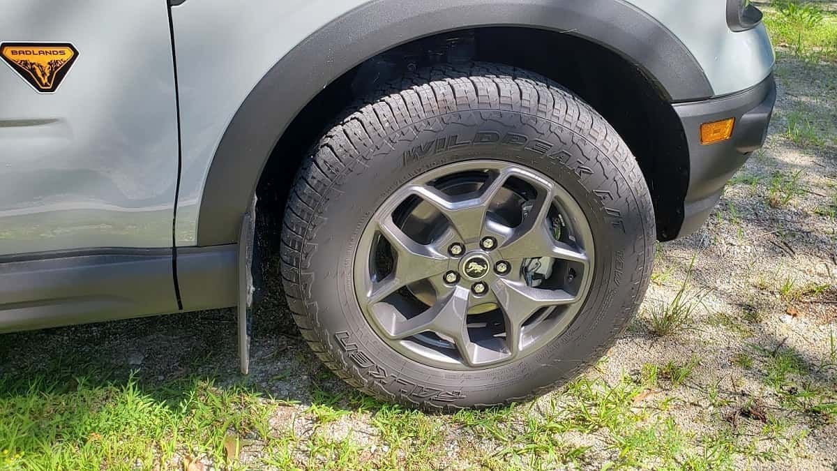 Image of Ford bronco Sport Falken tire by John Goreham