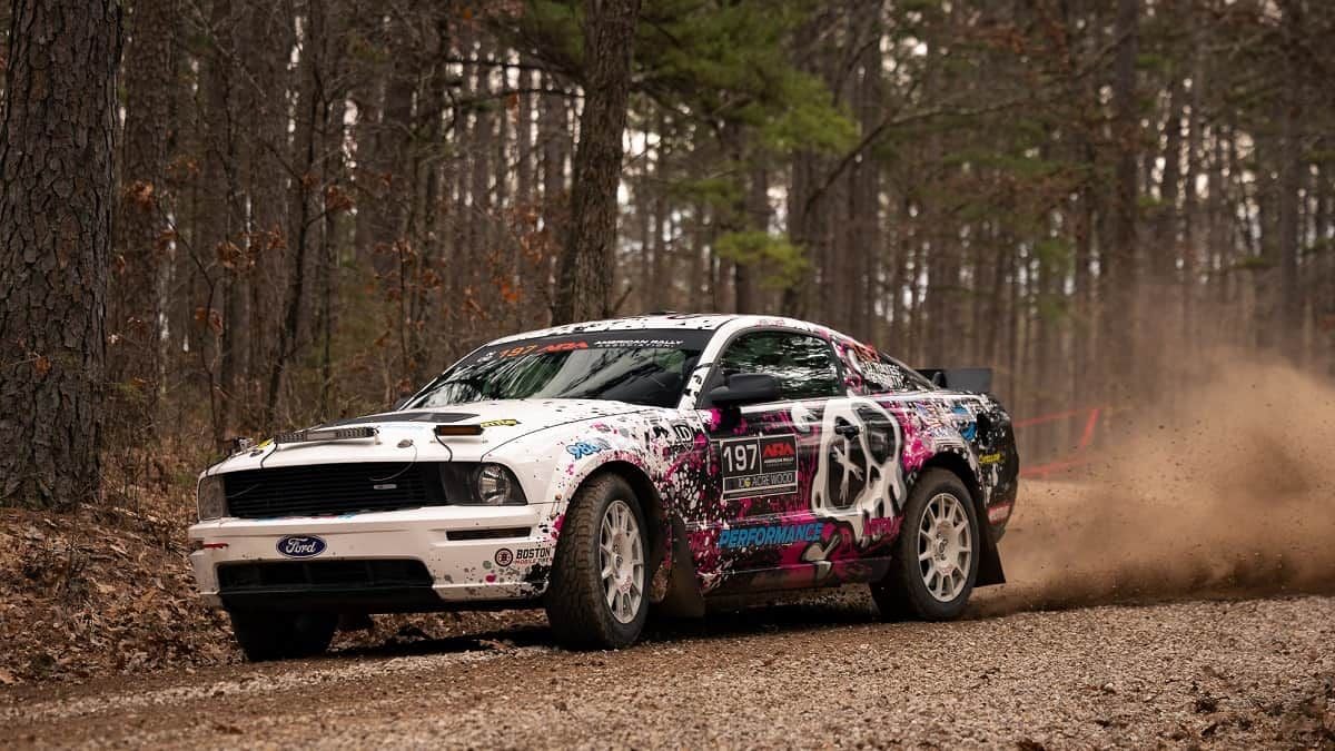 Image of rally car by Dan Hayes.