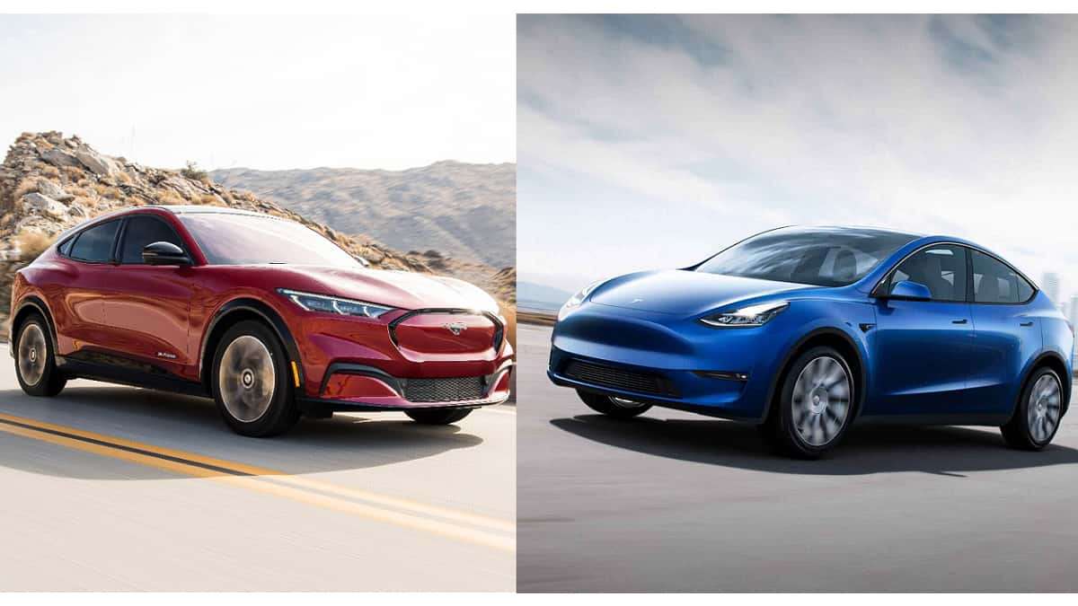 Mustang vs deals tesla model 3