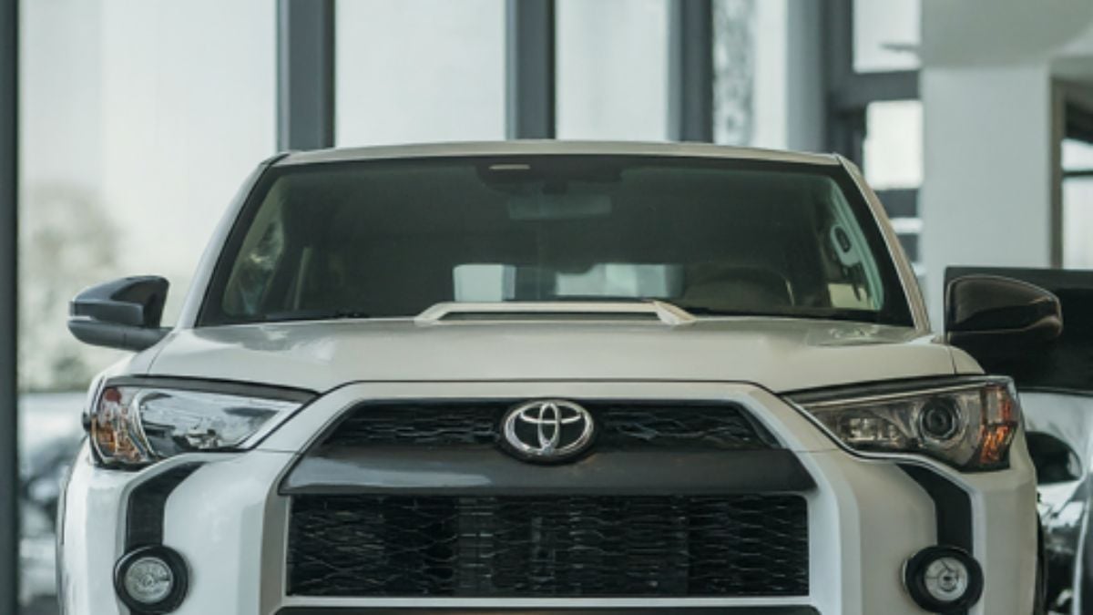 New Toyota 4Runner in a Toyota dealership