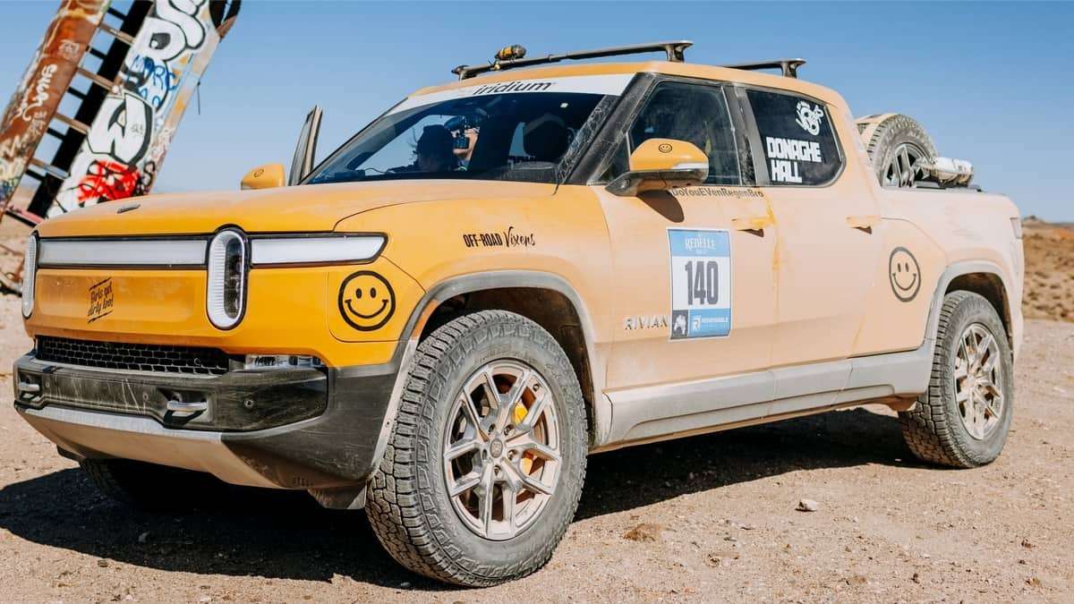 Rivian rally deals car