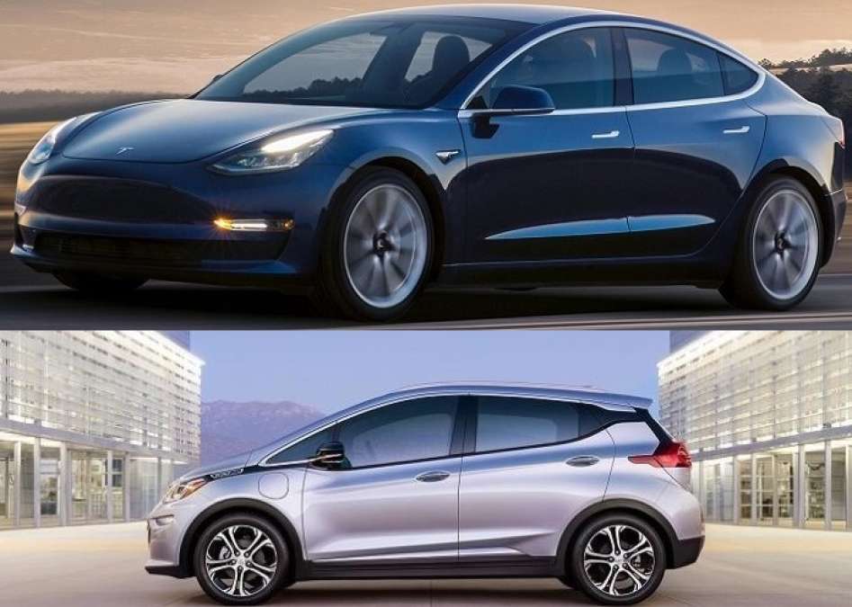 Bolt vs deals tesla 3