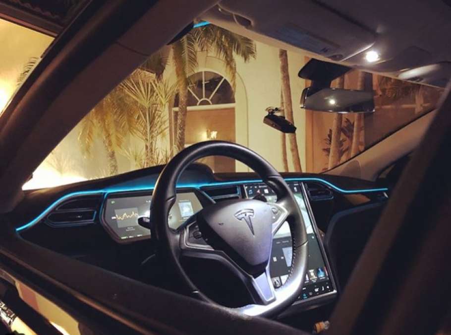 Tesla interior deals light upgrade