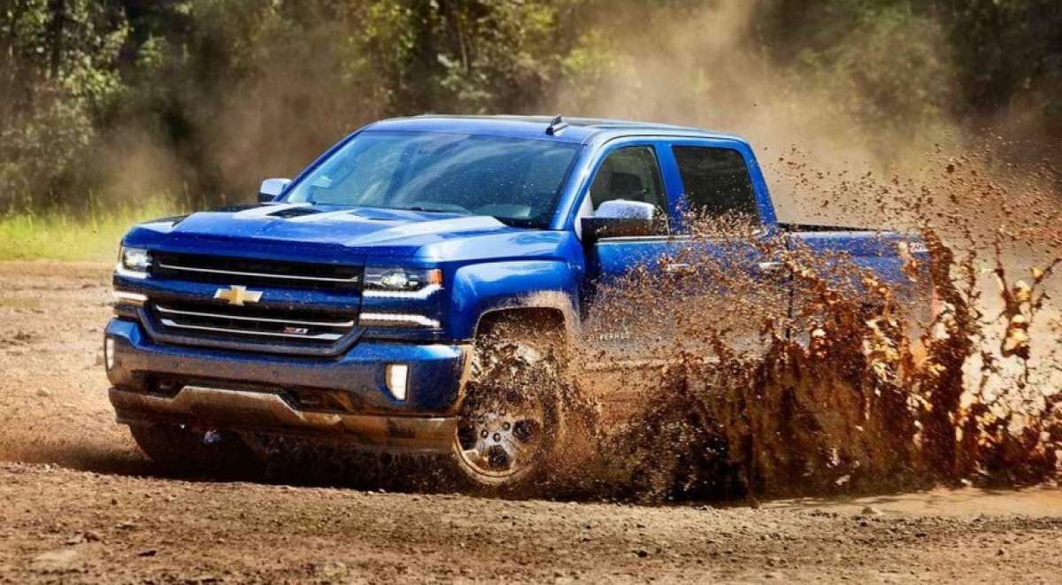 muddy chevy silverado