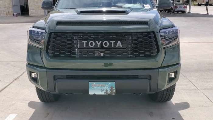 First Look At Army Green 2020 Toyota Tundra Trd Pro Torque