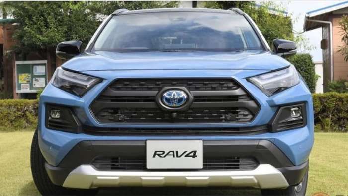 2022 Toyota RAV4 Adventure Hybrid Cavalry Blue front end