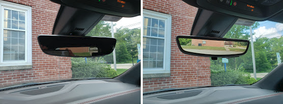 chevy blazer rear view mirror