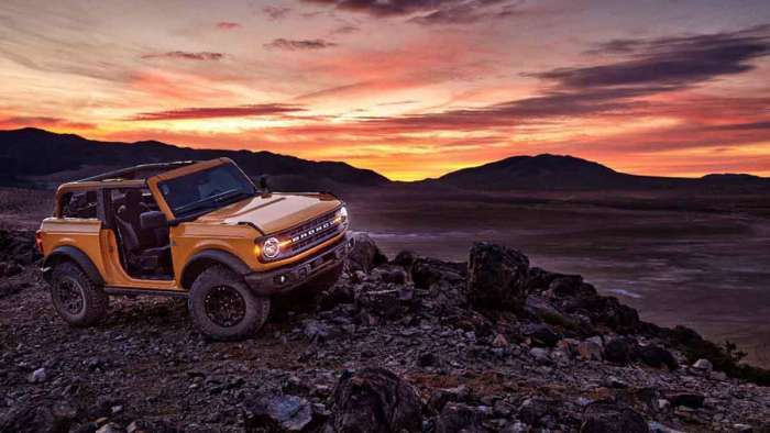 Two-door Ford Bronco Sasquatch