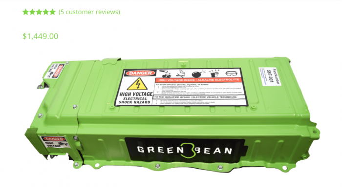 Toyota Prius Green Bean Replacement Battery