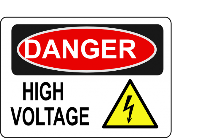 Toyota Prius High Voltage Warning