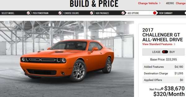 Build Your 2017 Dodge Challenger with All-Wheel Drive Online Now ...