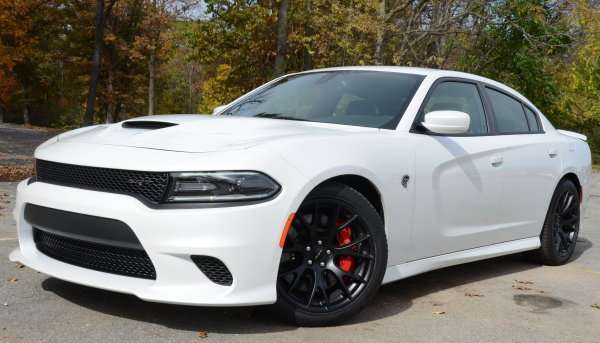 white dodge charger
