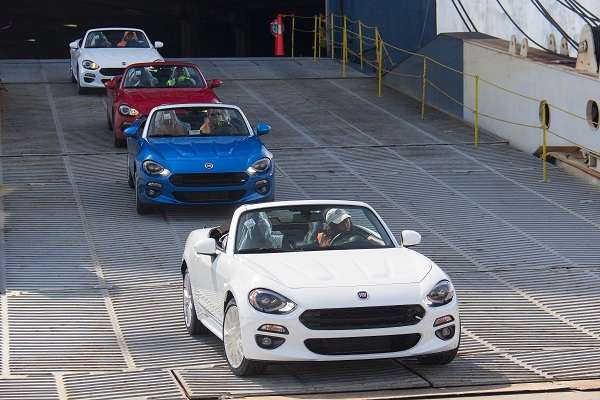 17 Fiat 124 Spider Arrives Just In Time On A Life Boat From Japan Torque News