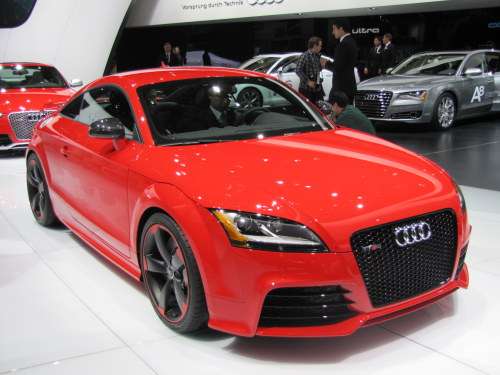 Frontal View of Audi TT RS at NAIS 2012