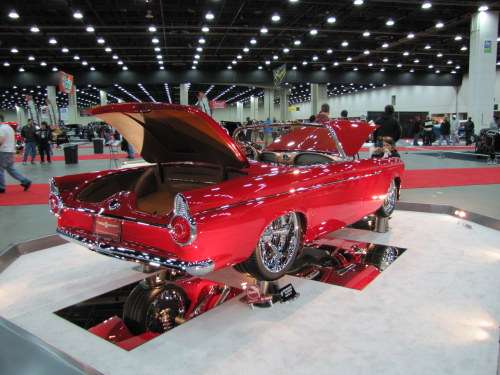 Rear Quarter View of 1955 T-Bird, the 2012 Ridler Winner