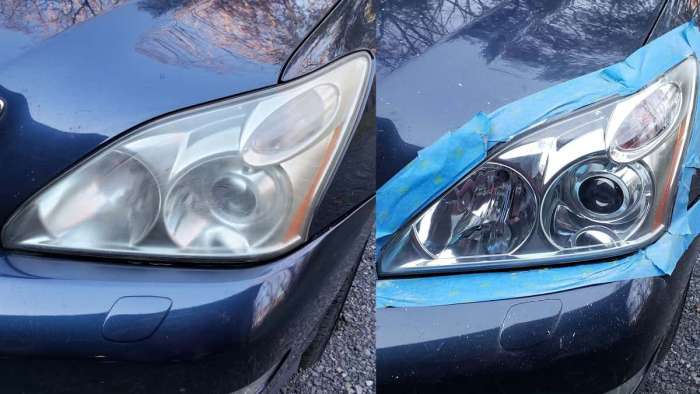 Properly Restore Cloudy Yellow Headlights On Your Lexus RX Or Any ...