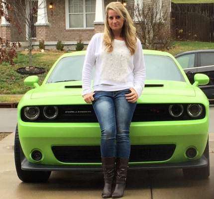 Jamie and 2015 Dodge Challenger