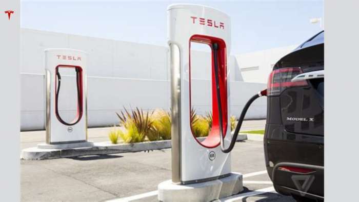 Tesla Cars supercharging