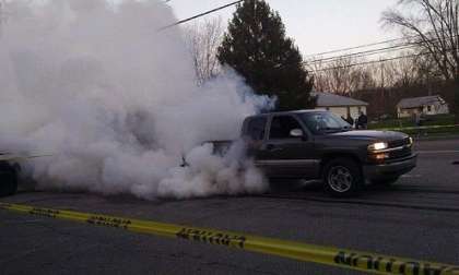 Chevy Silverado Burnout