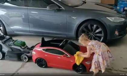 cute Tesla Car Wash