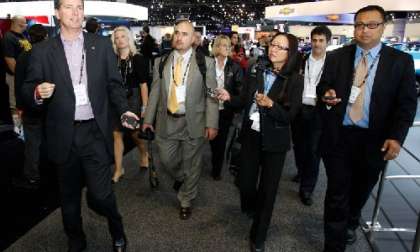 Walking through halls of 2011 LA Auto Show