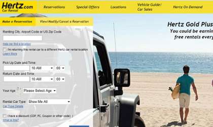 Hertz free car rental