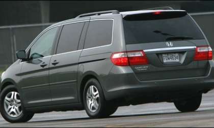 2007 Honda Odyssey cars recalled