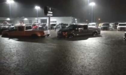 Ford F150 flooded