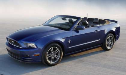 The new 2013 Ford Mustang V6 Convertible