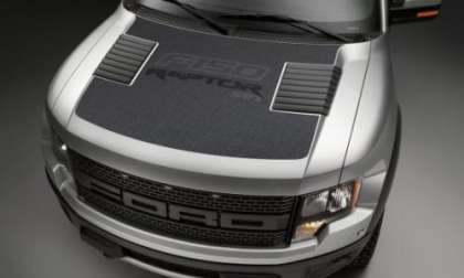 The 2012 Ford F150 SVT Raptor front end