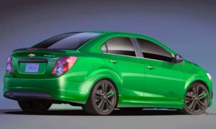 The Chevrolet Sonic Z-Spec 1 Concept from the back