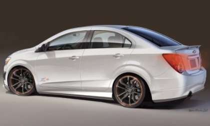 The back end of the Chevrolet Sonic Z-Spec 2.5 Concept