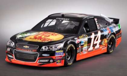 Tony Stewart's 2013 Chevrolet SS Sprint Cup car