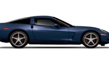 The 2013 Chevrolet Corvette in Night Race Blue