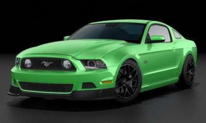 The 2013 Ford Mustang RTR Spec 1 from the front