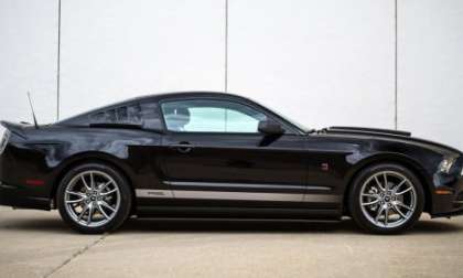 The side profile of the 2013 Roush RS Mustang