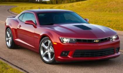 The refreshed front end of the 2014 Chevrolet Camaro SS