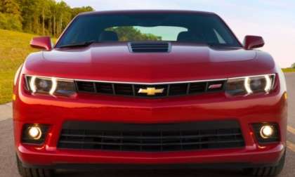 The bold new front end of the 2014 Chevrolet Camaro SS