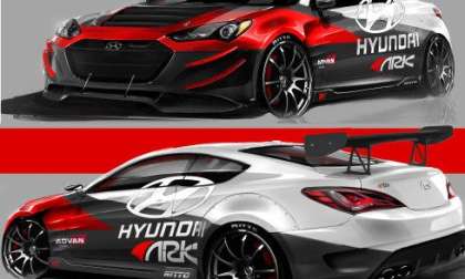 The ARK Performance Hyundai Genesis R-Spec Coupe super tuner track edition