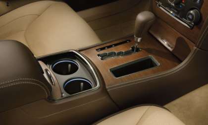 The center console of the 2012 Chrysler 300C Luxury Series Sedan