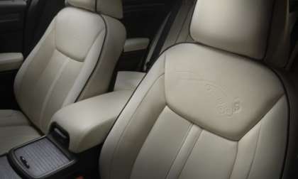 The interior of the Chrysler 300C headed to the Beijing Motor Show