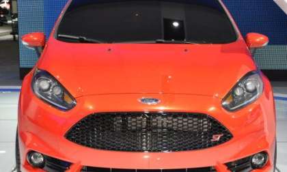 A head on shot of the 2012 Ford Fiesta ST Concept