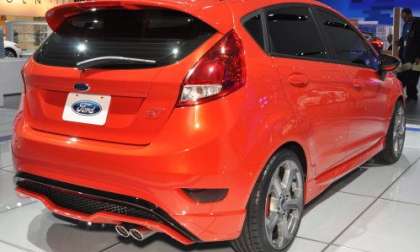 The back end of the 2012 Ford Fiesta ST Concept